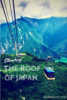 The Alpine Route in Japan Alps.