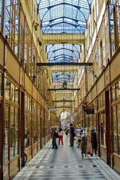 
                    
                        Precursor to the shopping mall, covered passages, with glass ceilings, marble walls, and mosaic floors, were a place for well-heeled Parisians of the early 19th century to gather. Passage du Grand Cerf is on the must-see list.
                    
                