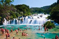 Skradinski Buk - Waterfall in Krka National Park, Croatia by Sergiu Bacioiu, via Flickr