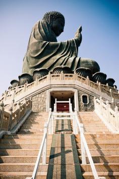 Buddha Sculpture, Hong Kong, China.