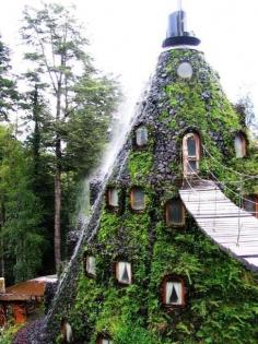 Unusual Building ~ Hotel Huilo-Huilo - Panguipulli, Chile