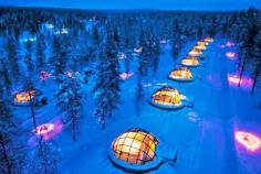 
                        
                            Glass Igloo Village Hotels Finland.  I must go to Scandinavia!
                        
                    