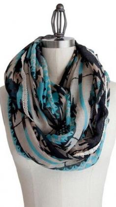 
                    
                        Blue Tribal Infinity Scarf
                    
                