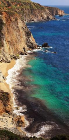 
                    
                        Big Sur (near Bixby Bridge) on the central coast of California • photo: Ken Rockwell
                    
                