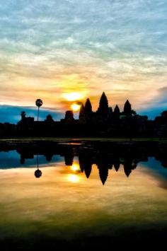 Angkor Wat.  highly recommend renting bikes and spending the day riding from one temple to another.