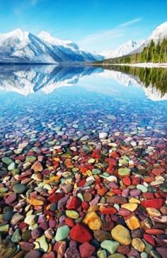 
                    
                        Lake Mc Donald in Montana, USA.
                    
                