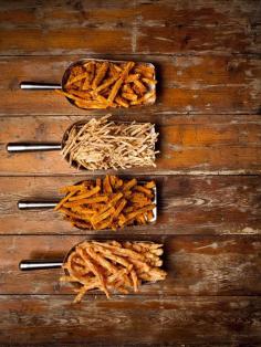 
                    
                        The humble French fry is getting star billing at restaurants these days. Think added flavours and tasty dips as accompaniments.
                    
                