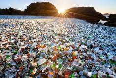 
                    
                        (Colored) Glass Beach, Fort Bragg, California
                    
                