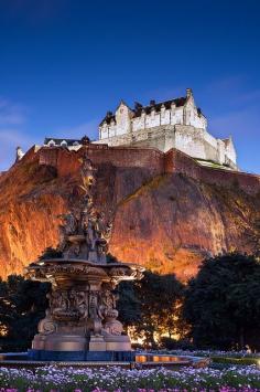 Castle in Edinburgh, Scotland