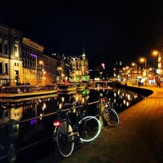 
                    
                        Amsterdam at night (the nice side of the dam)
                    
                