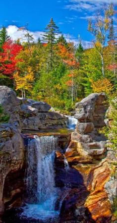 Screw Auger Falls In Grafton Notch State Park Maine