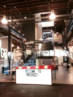 
                    
                        Taking a peek through the glass doors at Pinterest Headquarters in San Francisco (photo by Donnetta)
                    
                