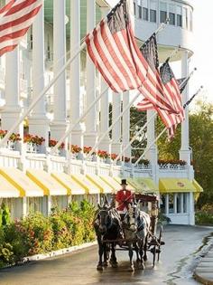 
                    
                        Mackinac Island, I've been to Mackinac Island a few times but haven't stayed at the Grand Hotel yet.  Did you ever see Somewhere In Time with Christopher Reeves and Jane Seymour, this was filmed on Mackinac Island.  Thanks bobette alicea for sharing this one.
                    
                