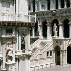 
                    
                        “ Scala dei Giganti - The Giants Staircase.1483-85. Palazzo Ducale. Venice. marble. ”
                    
                