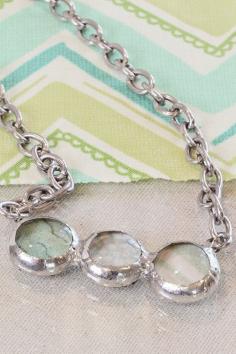 
                    
                        Spring House Blue Triple Bauble Necklace
                    
                