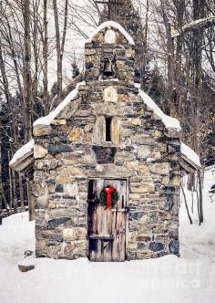 
                    
                        Stone Chapel In The Woods, Vermont
                    
                