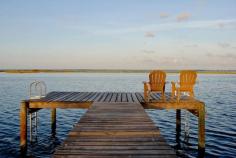 
                    
                        Relaxing at Cape San Blas, Florida.
                    
                