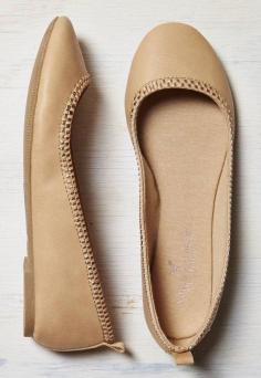 
                    
                        Nude AEO Woven Trim Ballet Flat
                    
                