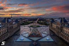 
                    
                        Paris From Louvre @ Sunset
                    
                