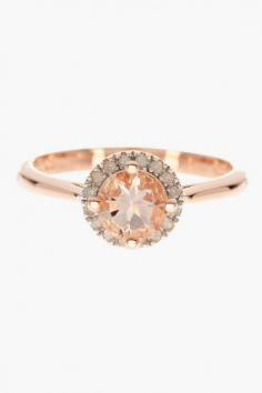 
                    
                        Morganite & Diamond Halo Ring
                    
                