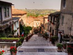 
                    
                        Corinaldo | Corinaldo is recognized for its well-preserved 14th-century walls, for having given birth to Saint Maria Goretti, and for a popular Halloween festival held every October.
                    
                