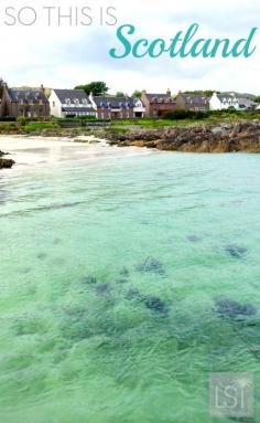 
                    
                        A story of sailing to three islands on the west coast of Scotland. >> I'm impressed. I had no idea that Scotland could be so tropical looking! All you need is a starfish and palm tree. :)
                    
                