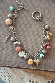 
                    
                        Indian summer. gypsy charm bracelet
                    
                