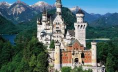 
                    
                        Neuschwanstein Castle in southwest Bavaria, Germany.
                    
                