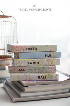 
                    
                        Make travel memento boxes a pair and a spare www.apairandaspar...
                    
                