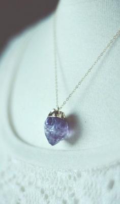 
                    
                        gold dipped amethyst necklace
                    
                