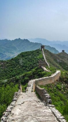 
                    
                        Hiking the Great Wall of China.
                    
                