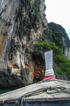 
                    
                        Tonsai, Thailand, is home to huge karst mountains which jut directly out of the water.
                    
                