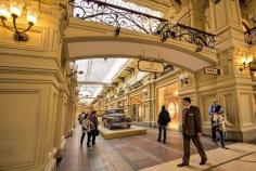 
                    
                        Inside the famous Gum Department Store in Red Square, Moscow, Russia
                    
                