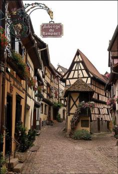 
                    
                        Quaint Village, Eguishem, France - looks like it is straight out of Beauty and the Beast!
                    
                