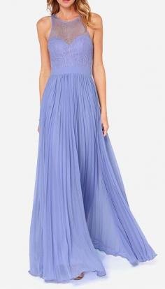 
                    
                        Bariano Lacie Periwinkle Lace Maxi Dress
                    
                