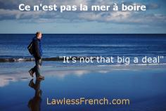 
                    
                        Ce n'est pas la mer à boire lesson:  www.lawlessfrench...
                    
                