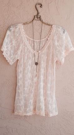 
                    
                        Gypsy Bohemian Peach Sheer Lace tunic
                    
                