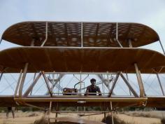 
                    
                        First Flight sculpture at the Wright Brothers National Memorial in Kill Devil Hills (Outer Banks), N.C. #OuterBanksNC #NorthCarolina
                    
                