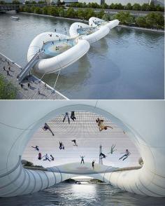 
                    
                        Trampoline bridge in Paris, putting it on the bucket list @ Heart-2-HomeHeart-2-Home
                    
                