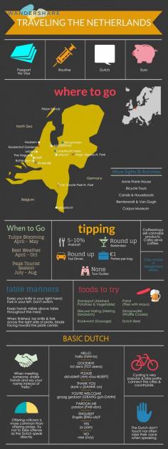 
                    
                        Netherlands Travel Cheat Sheet; Sign up at www.wandershare.com for high-res image.
                    
                