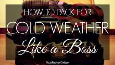 
                    
                        Can you pack for cold weather travel in just carry-on luggage? Find out how and download your free PDF guide! This is a must read for female travelers!
                    
                