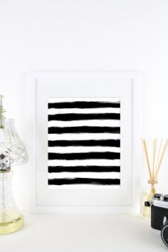 
                    
                        Black and White Paint Stripes Hand Drawn Modern
                    
                