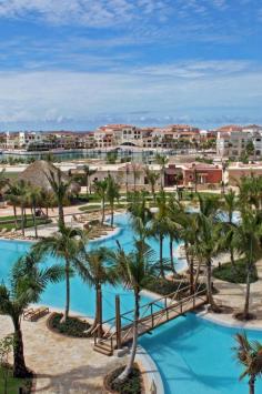 
                    
                        This sprawling Cap Cana retreat is dotted with palm trees and a tranquil lagoon-style pool. #Jetsetter
                    
                