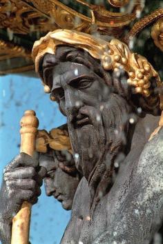 
                    
                        One of the three Tritons in the Fontaine des Mers in Place de la Concorde, Paris VIII
                    
                