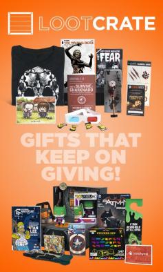 
                    
                        Monthly Subscription Box for Geek and Gaming Gear. A perfect gift for that geek in your life. Under $20 a month.
                    
                