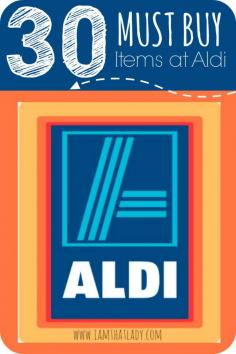 
                    
                        Are you wondering what is good to eat at Aldi? Here are 30 must buy items at Aldi so you can save every week!
                    
                