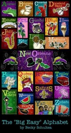 
                    
                        The "Big Easy" Alphabet
                    
                