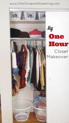 
                    
                        Don't have time to tackle your disorganized closet? That's what I thought too - until inspiration hit. Don't miss these tips and tricks that changed everything for me - and will teach you how to organize your closet in less time than you ever thought possible.
                    
                