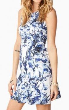 
                    
                        Floral Fever Dress in Blue
                    
                