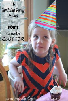 
                    
                        Party Favors for Kids - 16 Favors that DON'T Create Clutter!
                    
                